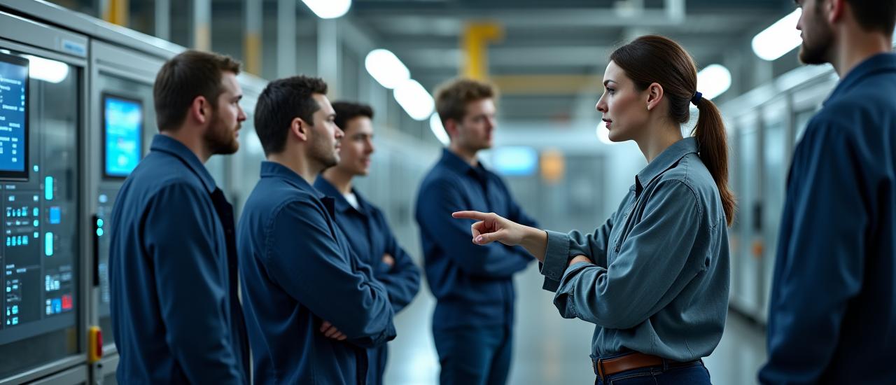 Modernes Produktionsumfeld im Mittelstand