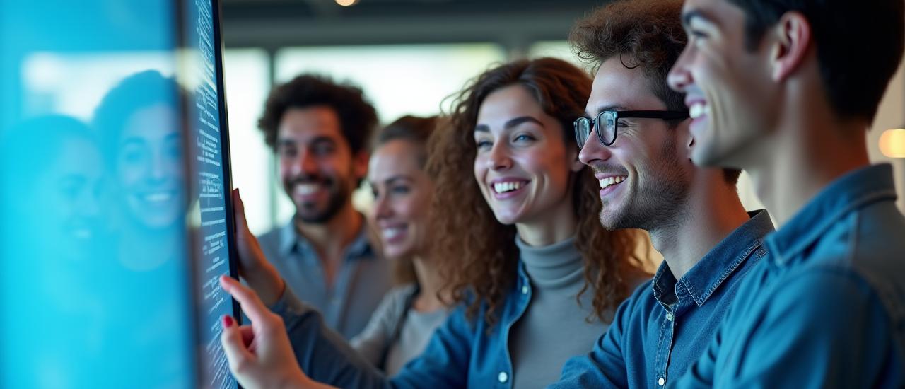 Team arbeitet an einem Startup-Projekt