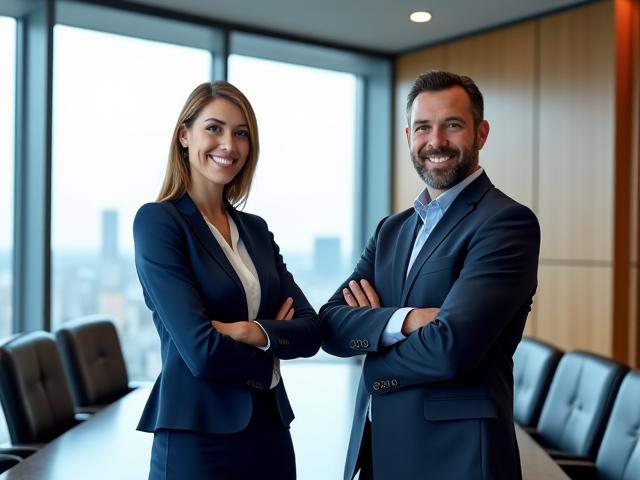 Professionelles Gründerteam von P.I.N.O.R. LTD in einem modernen Büro